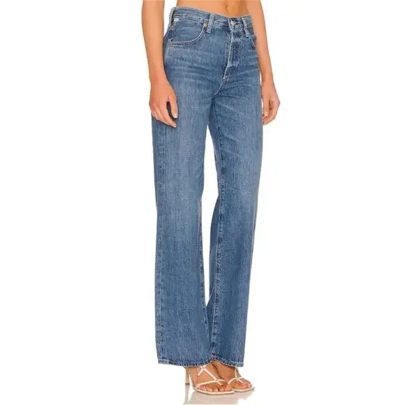 NEW Citizens of Humanity Annina Trouser Jeans in Pinnacle Wash Size 30 - Picture 2 of 16